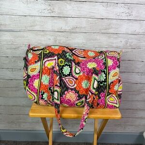 Vera Bradley Ziggy Zinnia large travel duffel bag Retired
